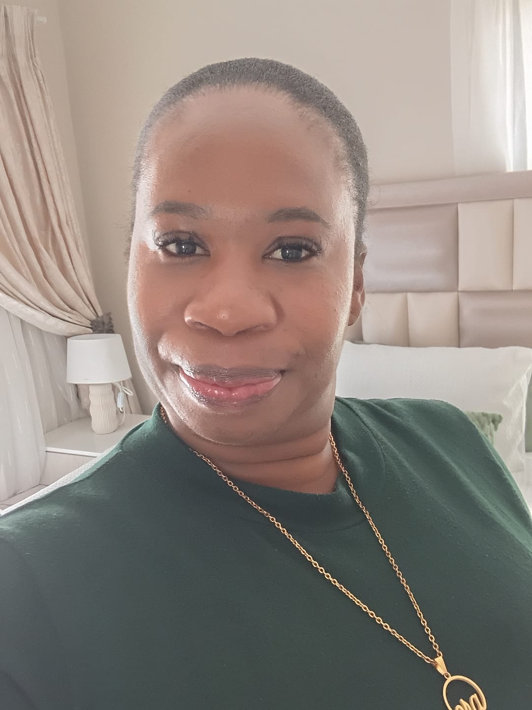 Customer photo review of Gold Era Necklace