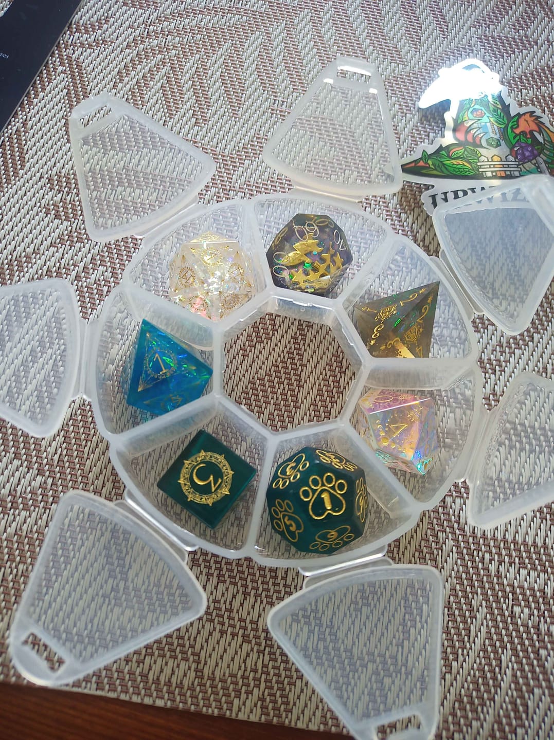 Customer photo review of Mystery Dice Blind Bags!