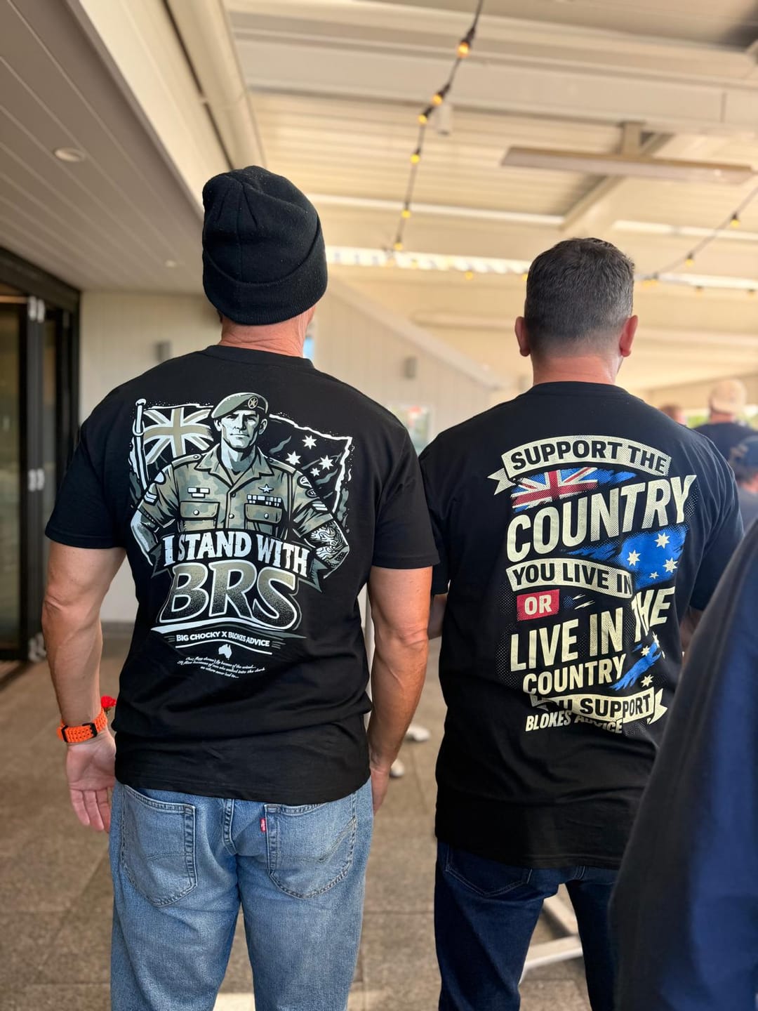 Customer photo review of Stand Up Tee