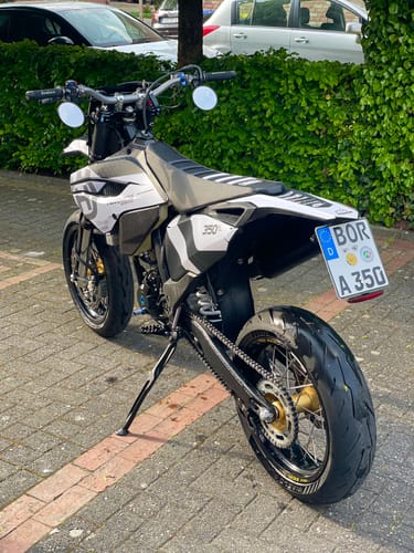 Customer photo review of Custom Seat Cover: 2015 Husqvarna FE350