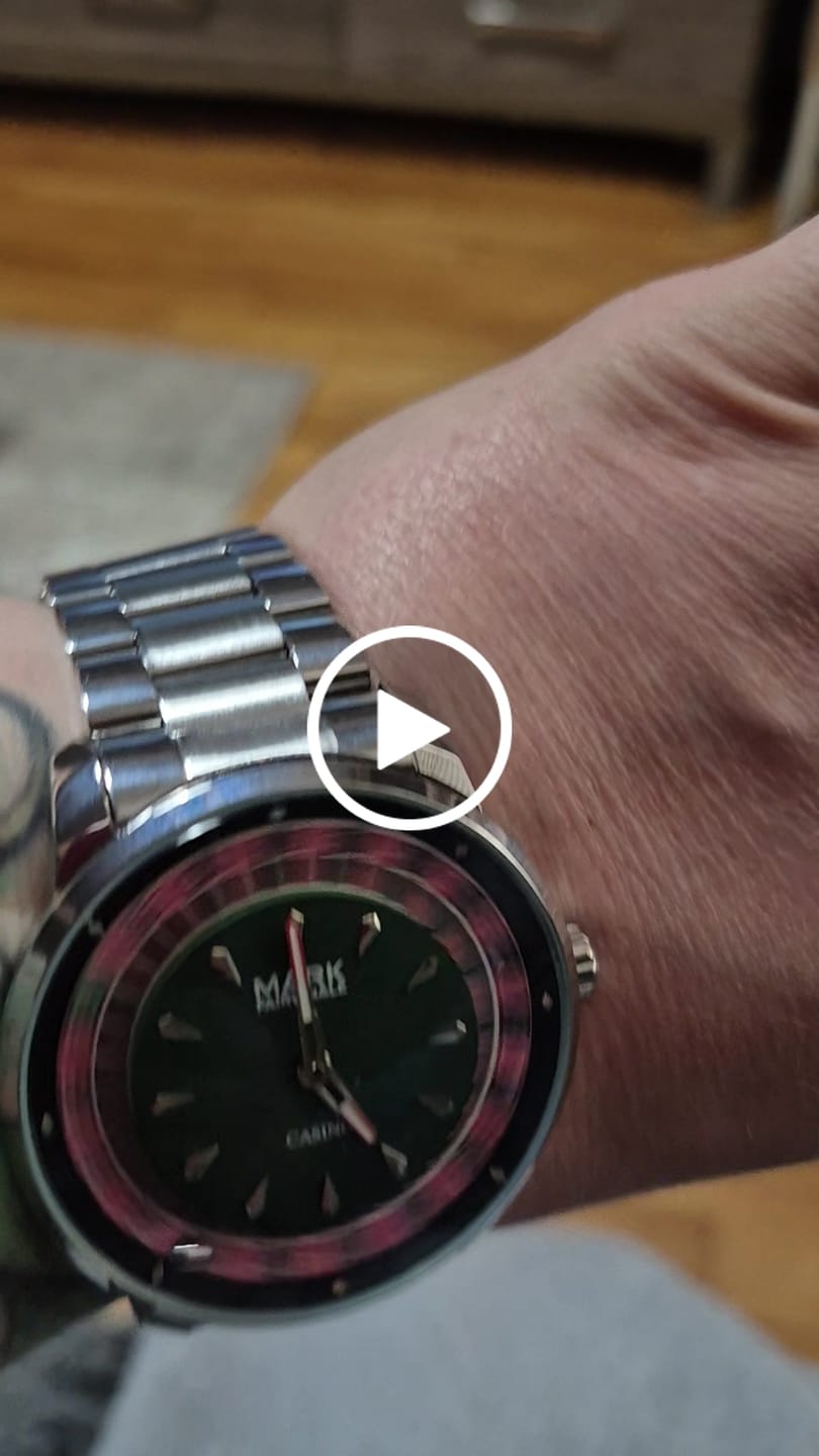 Customer video review of Mark Fairwhale FW-5031 ROULEX Casino Watch – Luxury Roulette Timepiece