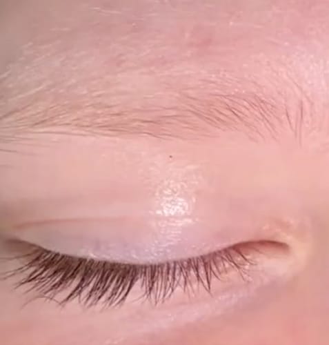 Customer photo review of Toplash Lash & Brow Serum — 3ml