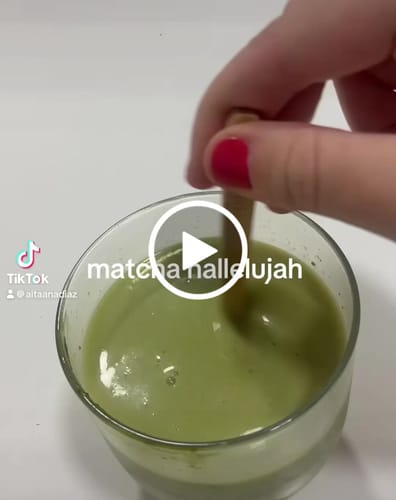 Customer video review of Té Matcha Vainilla Premium