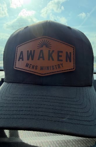 Customer photo review of Premium Custom Leather Patch Hats (Wholesale)
