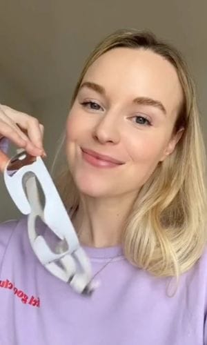 Customer photo review of Under Eye Red Light Therapy Device