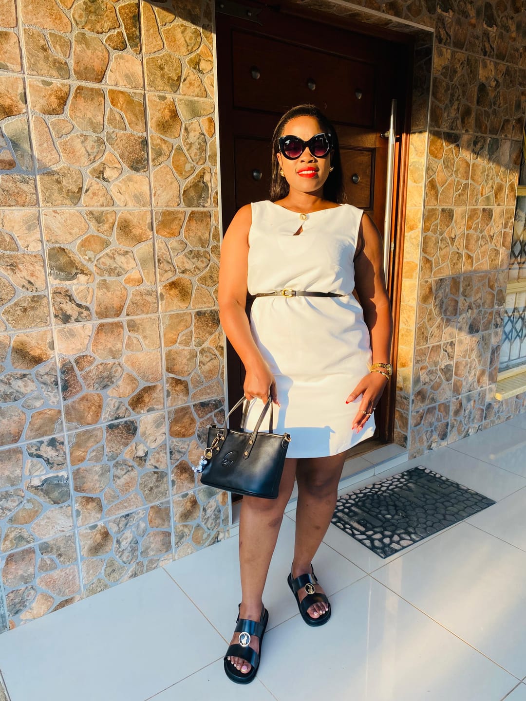 Customer photo review of Black Mini Era Tote Bag