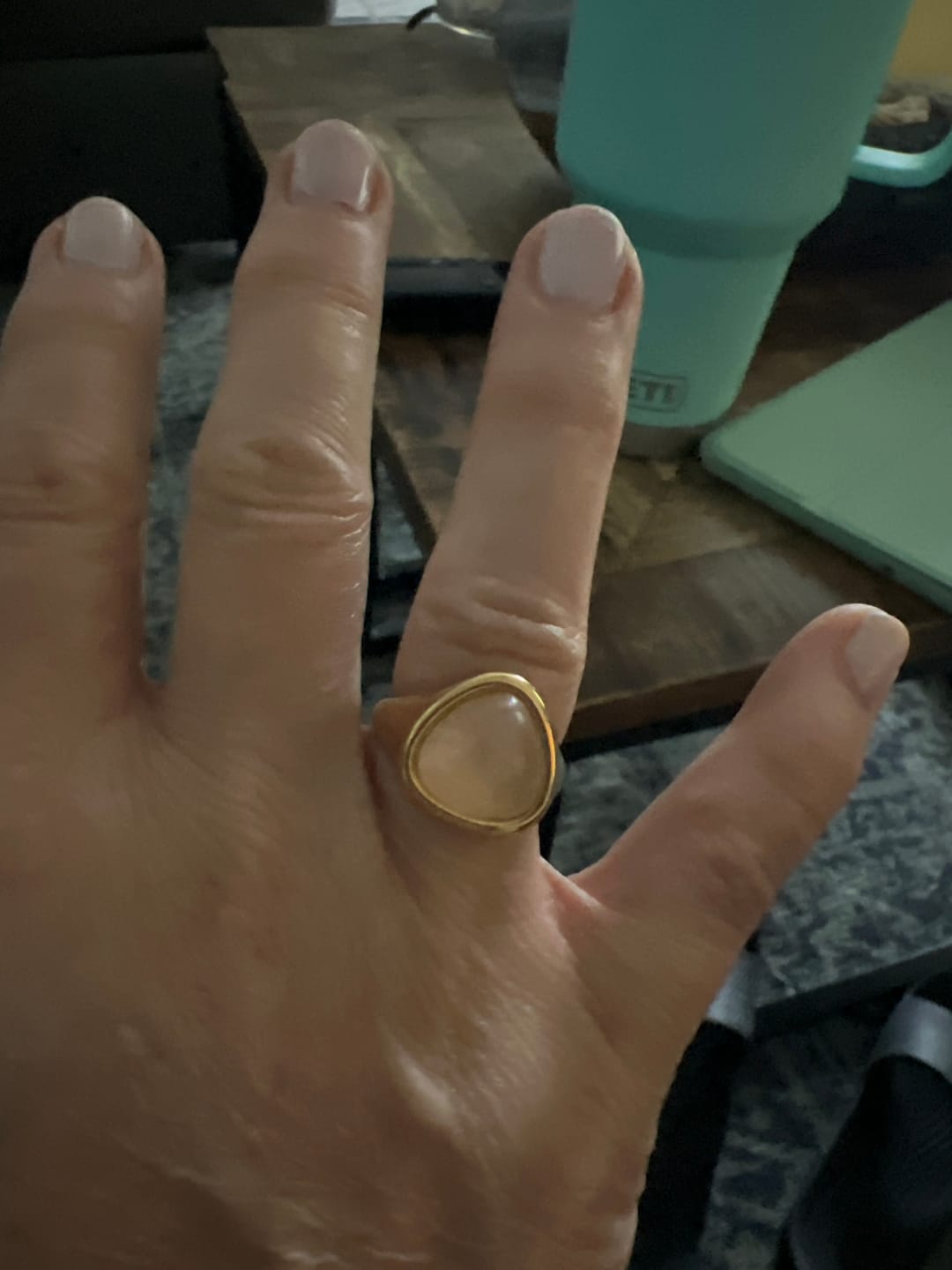 Customer photo review of Alaula Gemstone Bold Ring