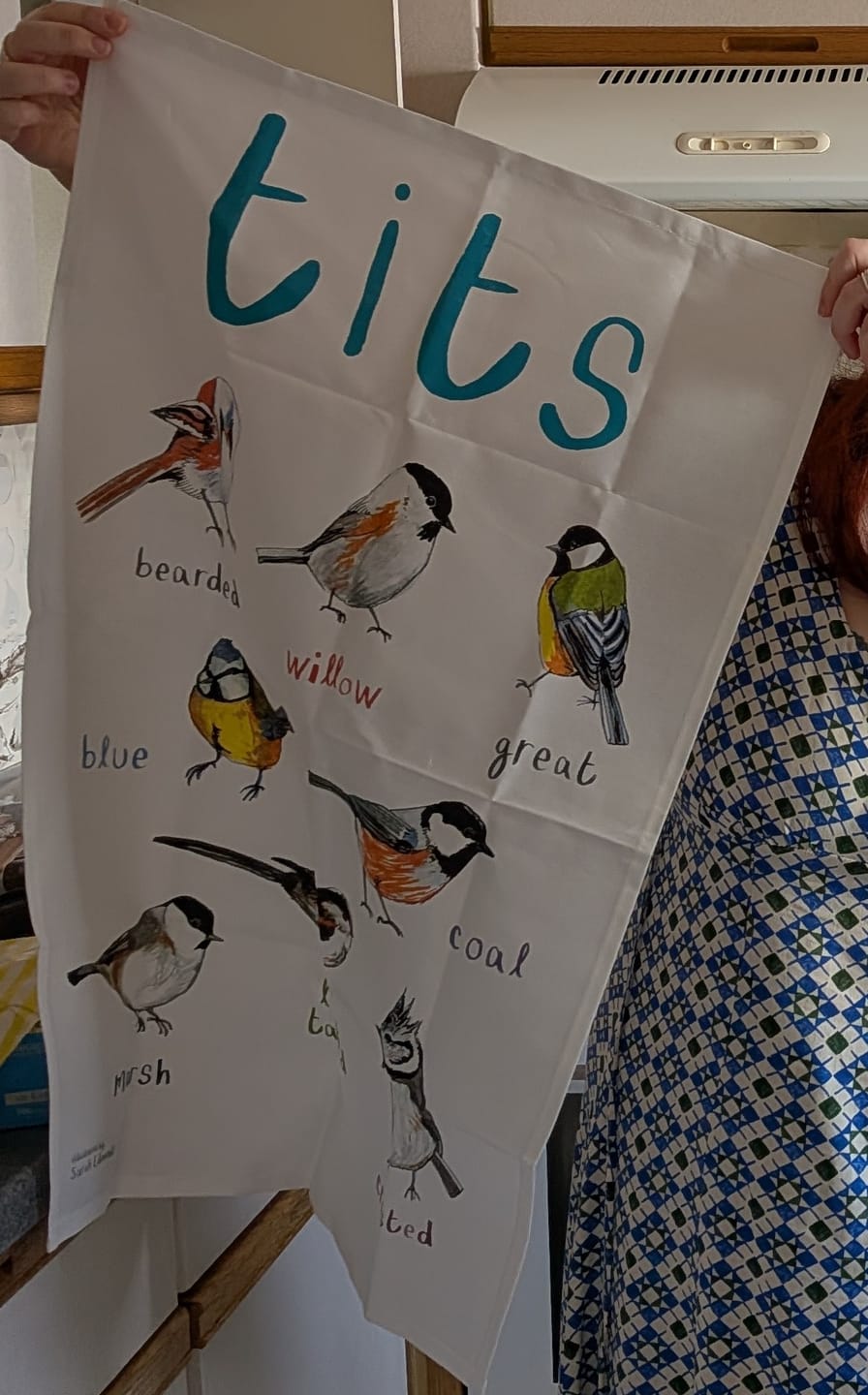 Customer photo review of Tits Cotton Tea Towel