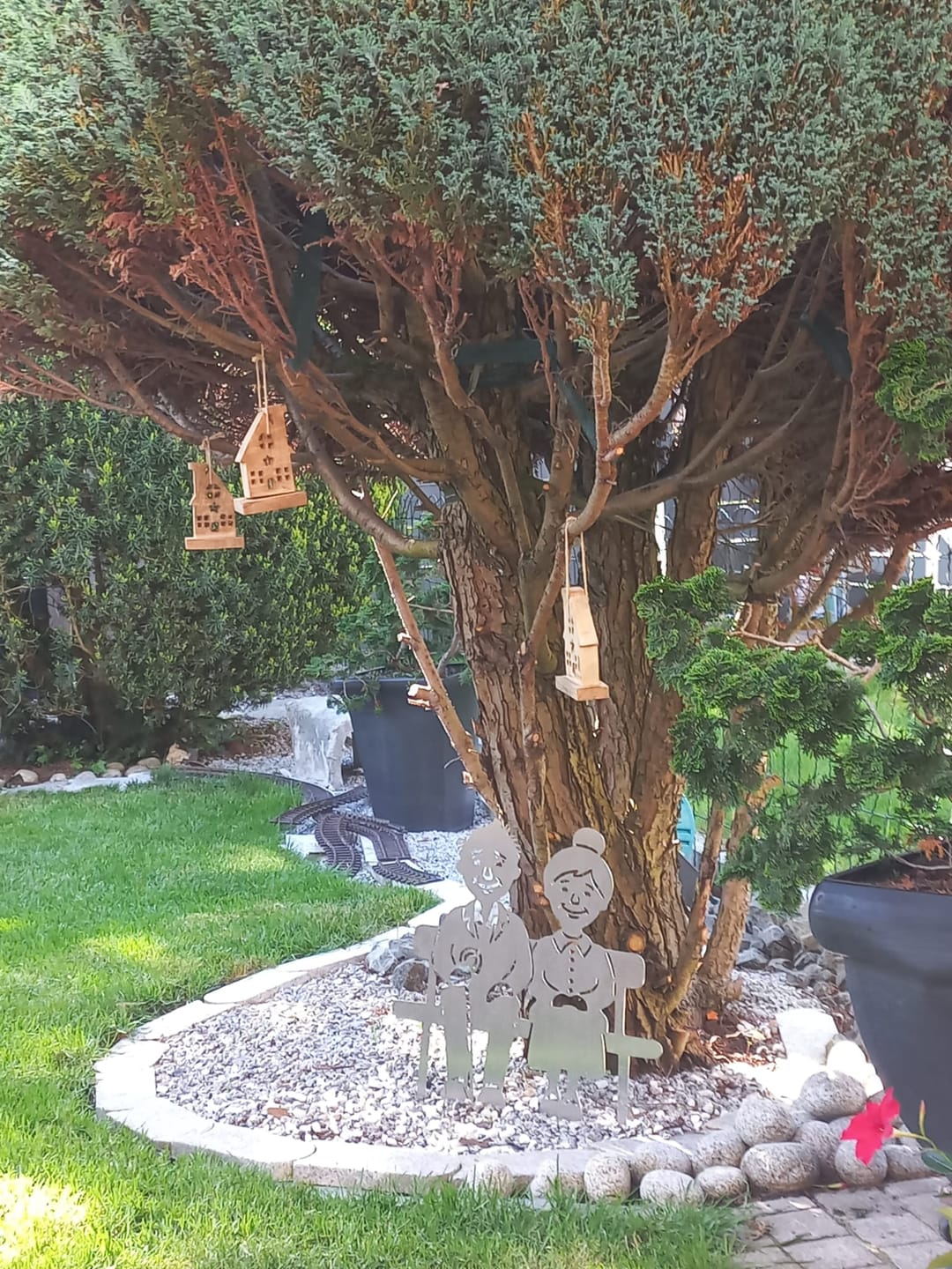 Customer photo review of Gartenstecker Oma & Opa