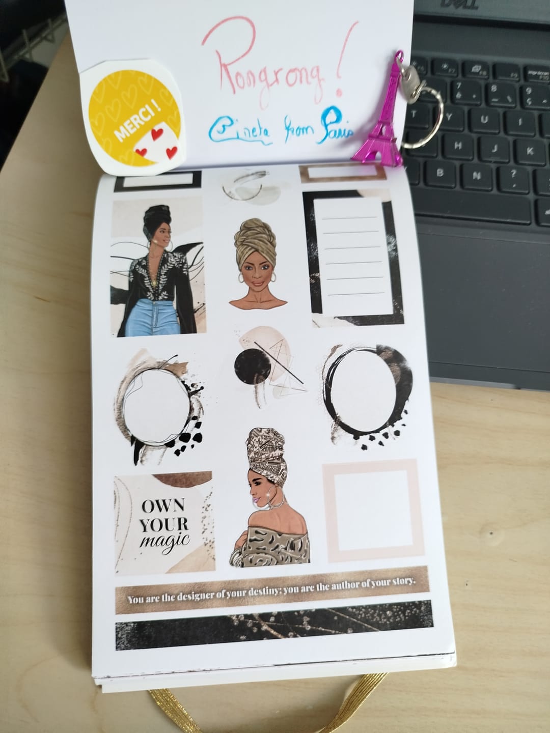 Customer photo review of Black Girl Magic Sticker Book #2