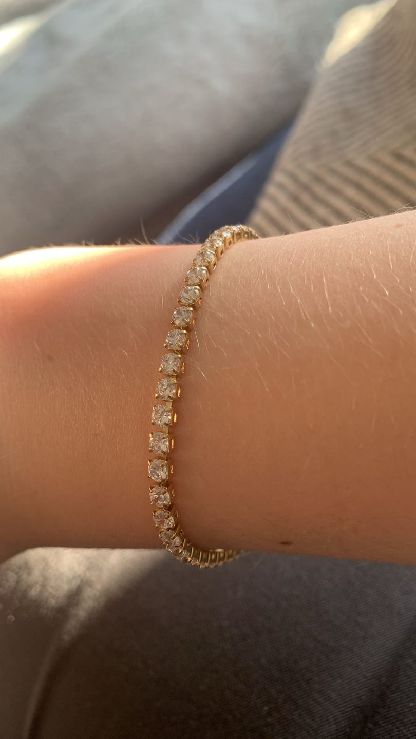 Customer photo review of Tennis Bracelet