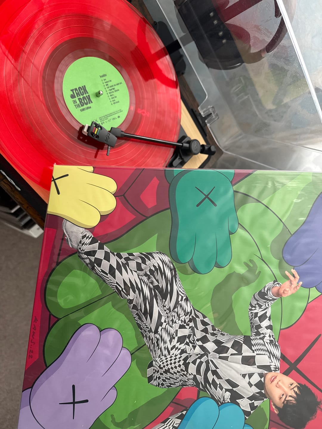 Customer photo review of J-HOPE - 1ST SINGLE ALBUM JACK IN THE BOX VINYL (LIMITED EDITION)