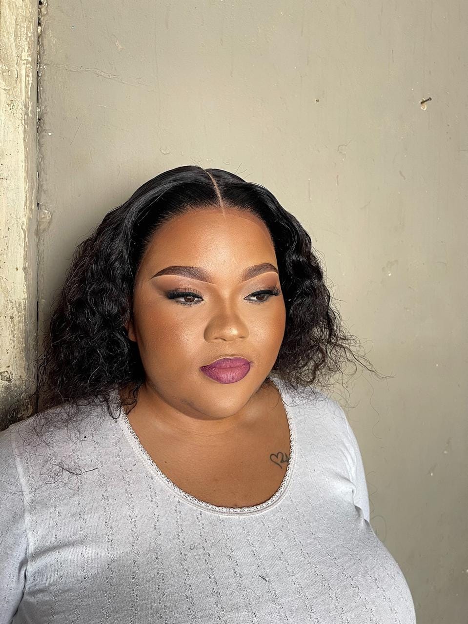 Customer photo review of LUSANDA - Water Wave Brazilian 13x4 Lace Front Wig