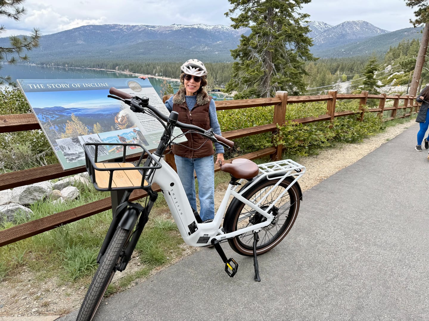 Customer photo review of Multi-Purpose Front Cargo Basket