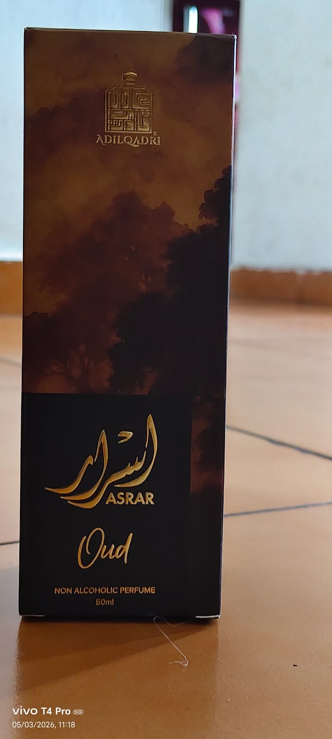 Customer photo review of Asrar Oud Non Alcoholic Perfume Spray 50ml