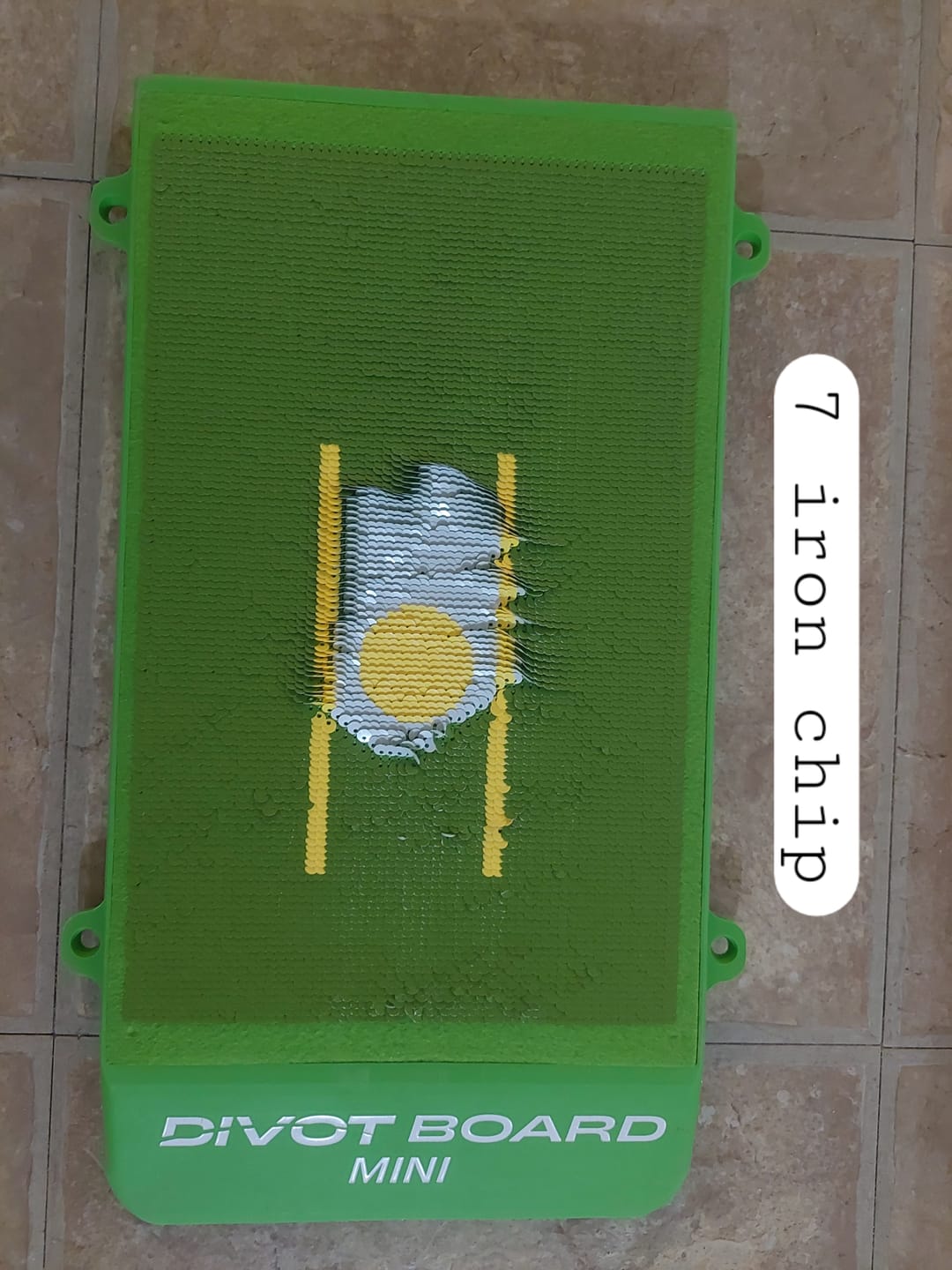 Customer photo review of Divot Board MINI — Compact Feedback