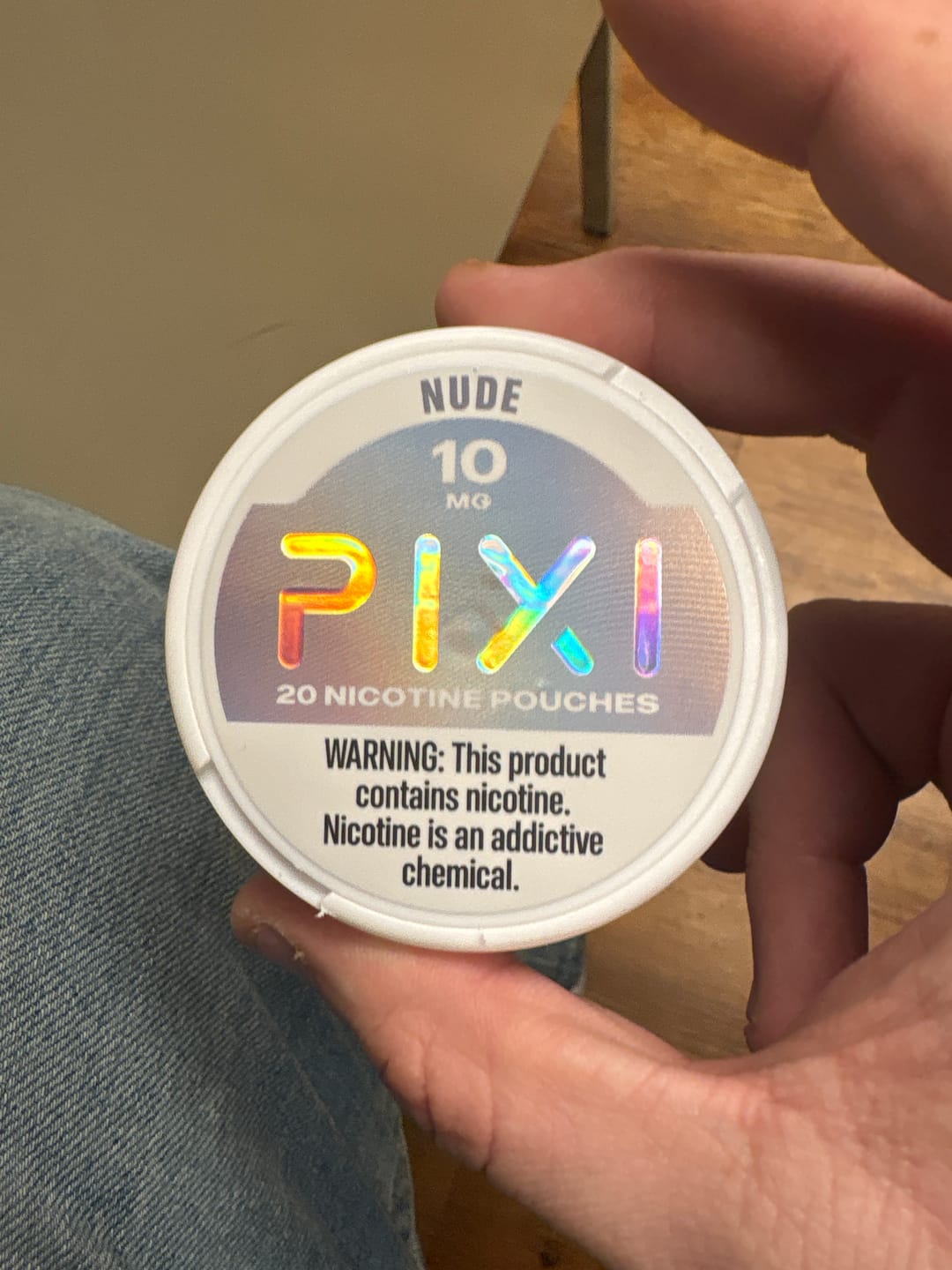 Customer photo review of PIXI Nicotine Pouches