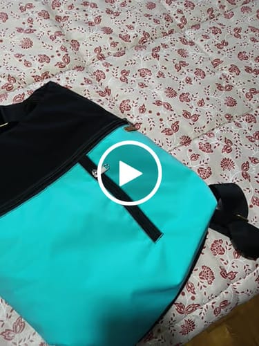 Customer video review of Mochila - Bolso - Tote Bag - Impermeable · Mutifunción · "Nepal" BiColor · Súper ligera · Pieza 18757