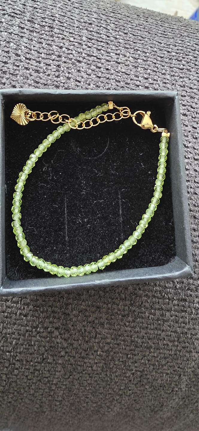 Customer photo review of Bracelet Péridot