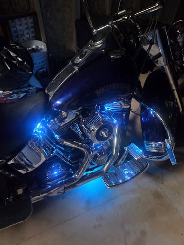 Customer photo review of Easy Install Moto LED Light Kit