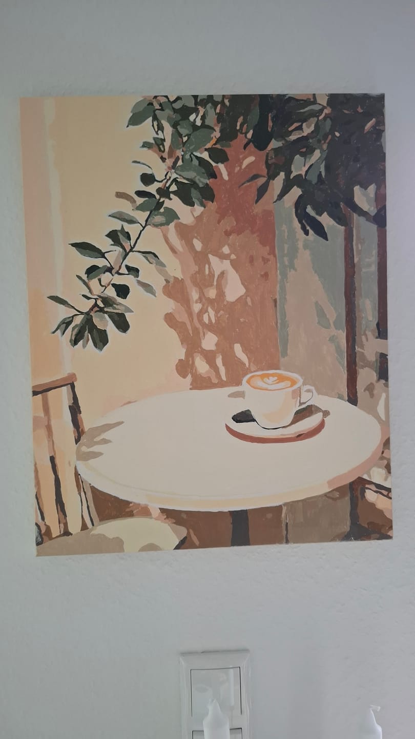Customer photo review of Malen nach Zahlen - Morgenkaffee