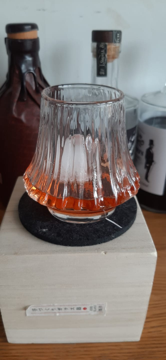 Customer photo review of Fuji - Handmade Japanese Whiskey Glass