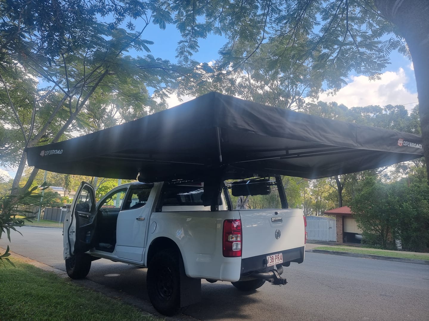 Customer photo review of OPENROAD  270 Free Standing Awning for Camping