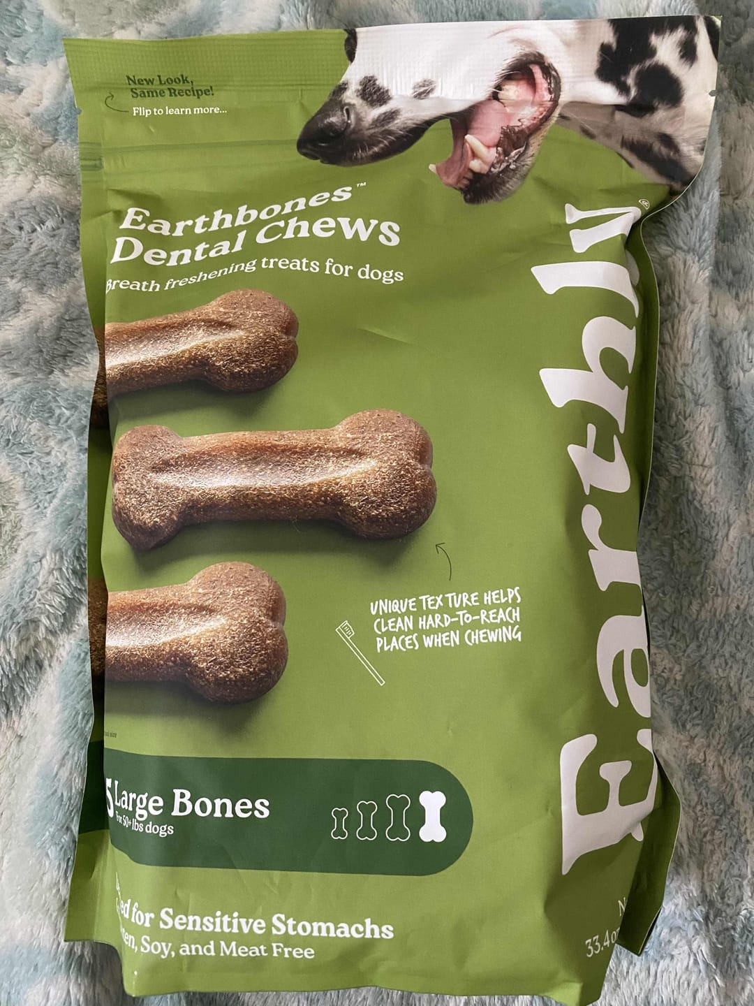 Customer photo review of Earthbones Dental Chews For Dogs