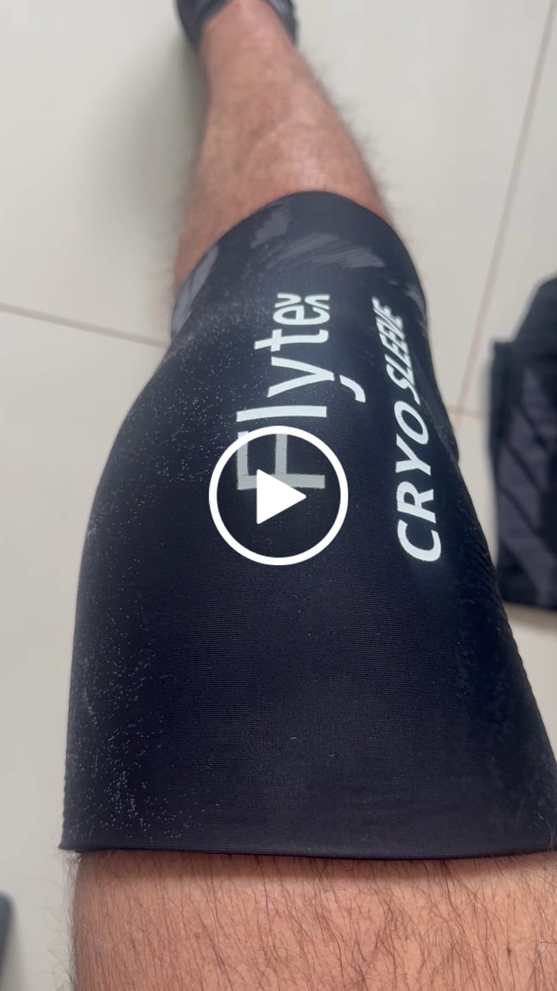 Customer video review of Manchon de Cryothérapie