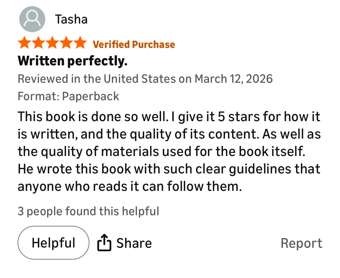 Customer photo review of Temple Restoration Ebook