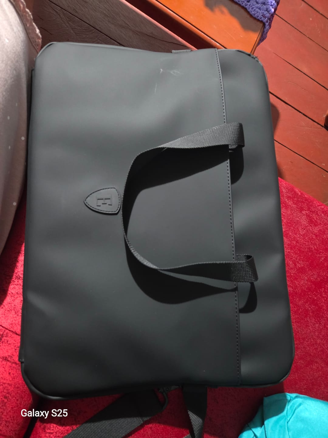 Customer photo review of Premium Laptop Bag Black