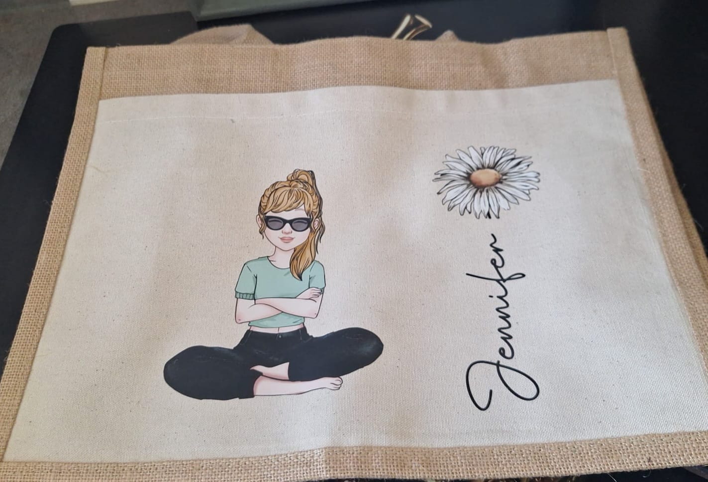 Customer photo review of Summervibes - Personalisierte Tasche für den Strand