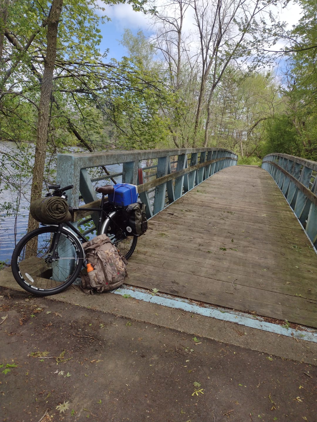 Customer photo review of ROCKBROS Fully Waterproof Bike Pannier Large Capacity