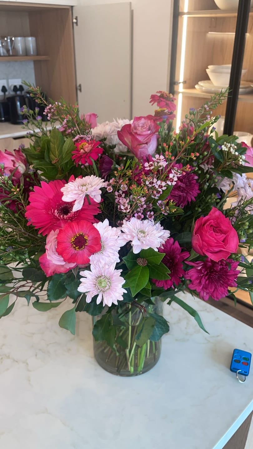 Customer photo review of Pretty in Pink and Purple
