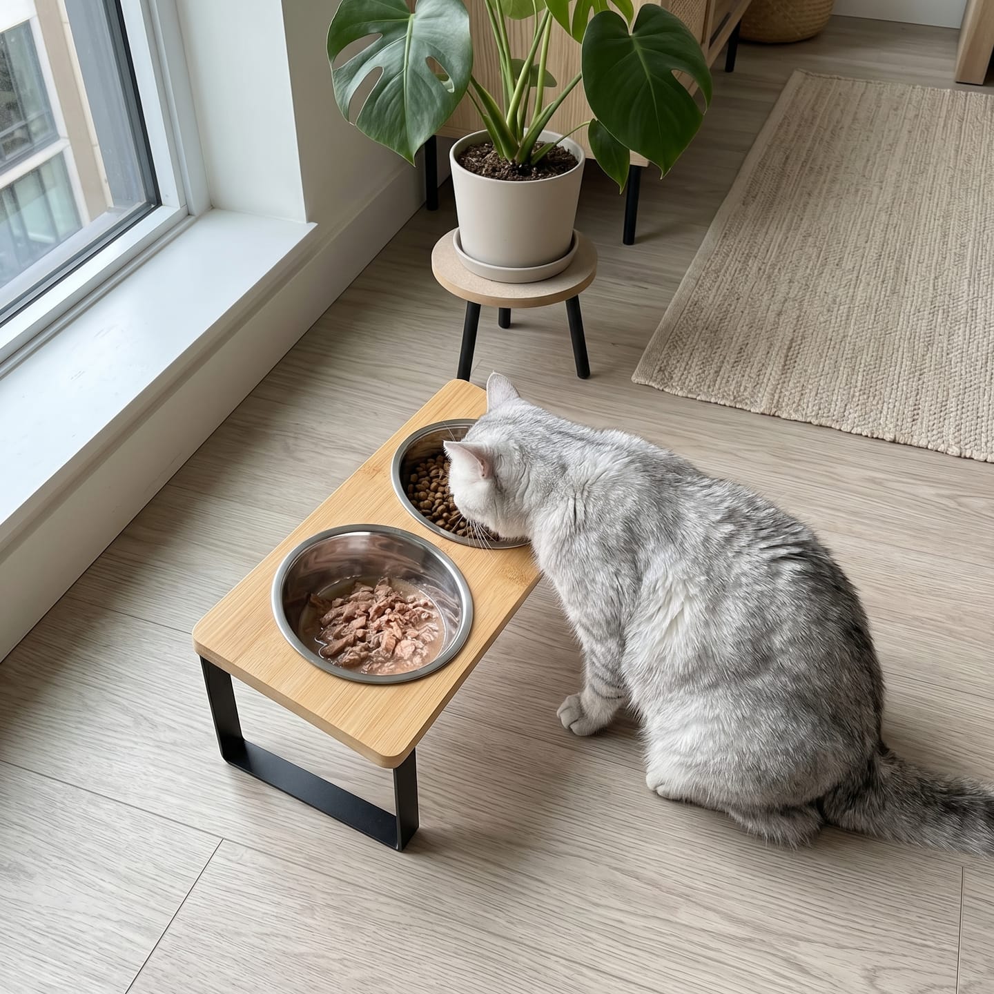 Customer photo review of CatEat - Ergonomischer Napf für eine natürliche Fressposition und weniger Belastung für Nacken und Rücken