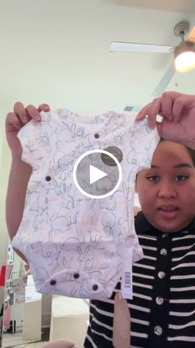 Customer video review of short bodysuit | bunnies