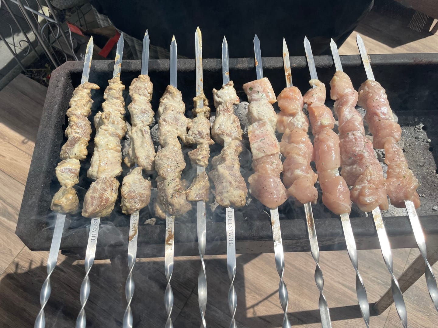 Customer photo review of Hähnchen-Schaschlik Original – zart mariniert & grillfertig | mySchaschlik