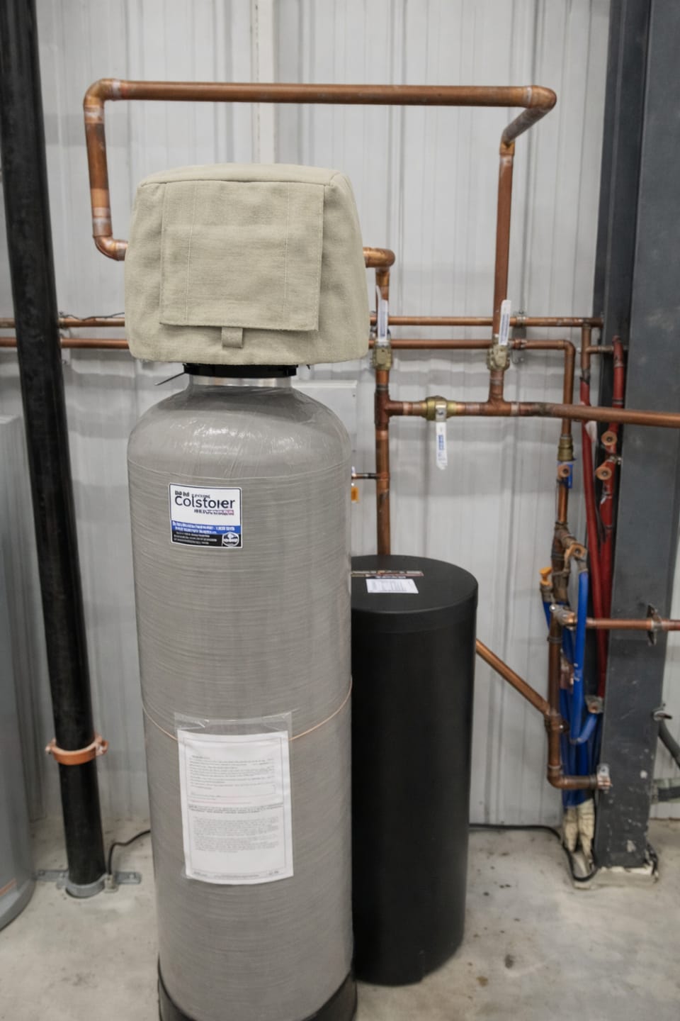 Customer photo review of Cold Snap Water Softener Covers (Black)