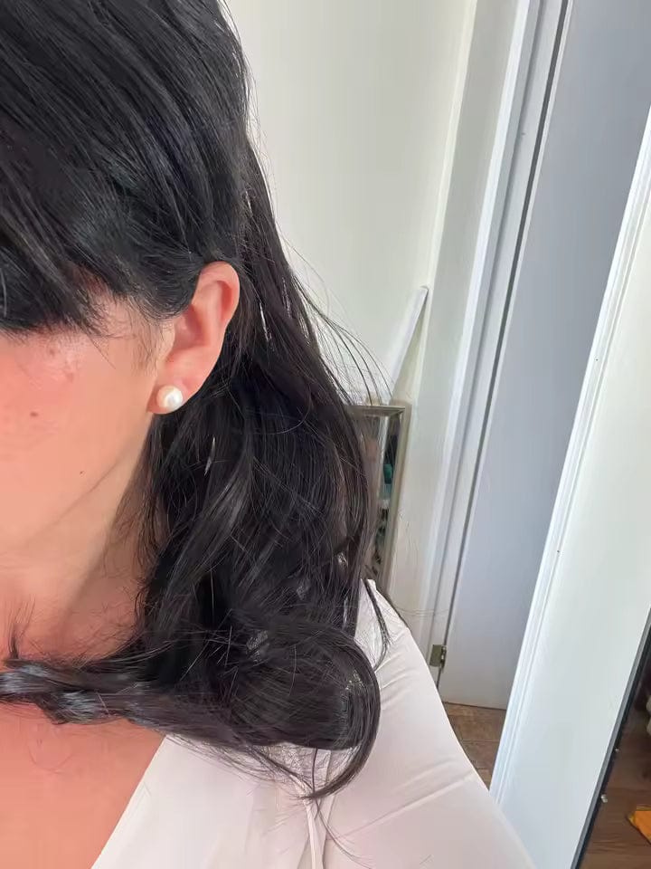 Customer photo review of Remy Ponytail Extension – Glatt