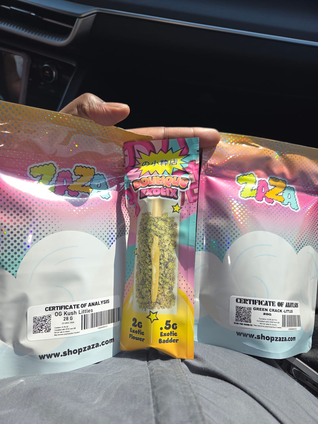 Customer photo review of Boutique Exotics - Jelly Roll - 2.5G Pre-Roll