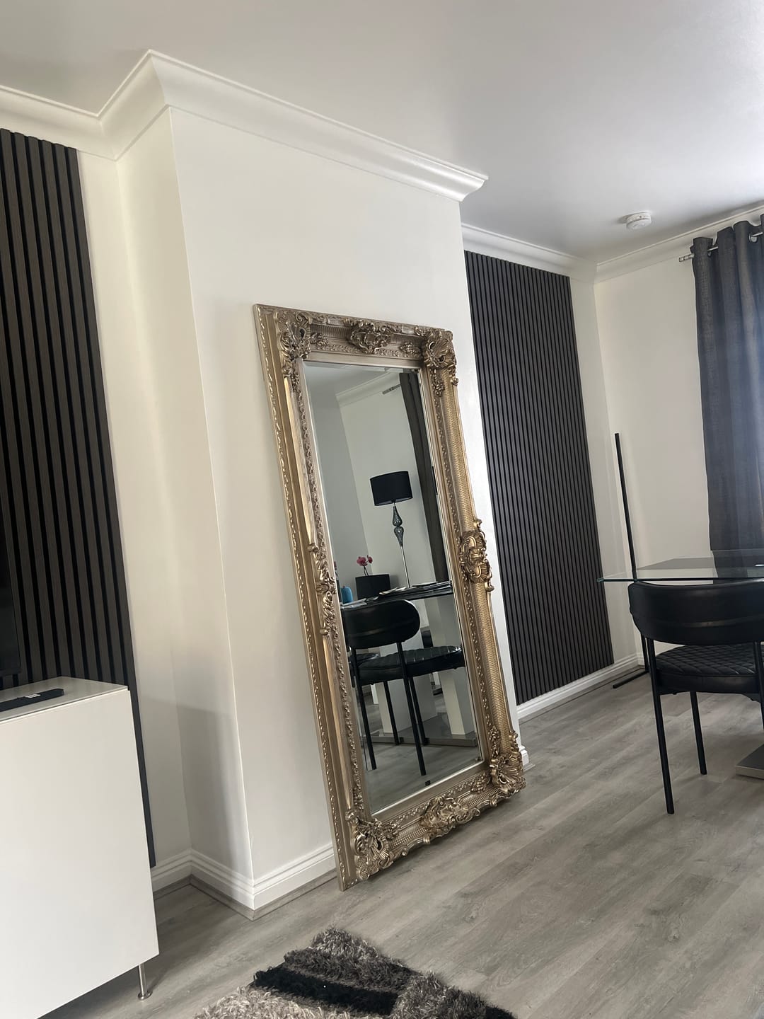 Customer photo review of Premium Acoustic Wall Panels - Dark Grey