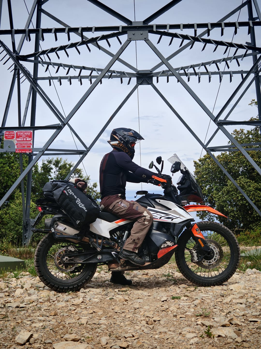 Customer photo review of ADVBags 70 – Rackless Saddle Bags