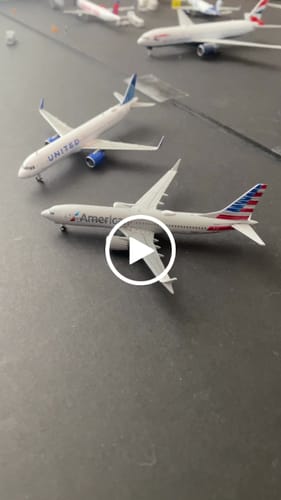 Customer video review of GEMINI AMERICAN 737MAX8 1/400 REG#N326RP