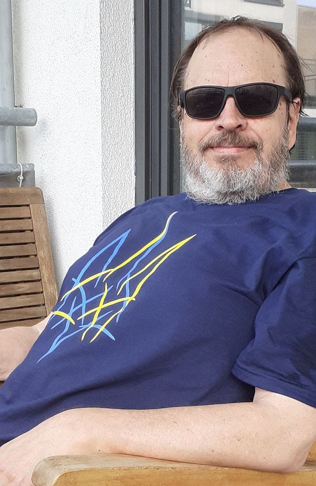 Customer photo review of Abstract Tryzub T-Shirt