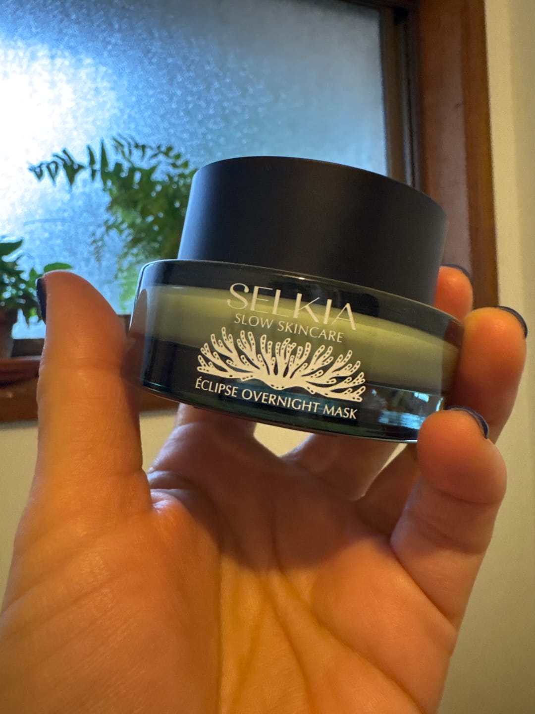 Customer photo review of Éclipse Overnight Face Mask