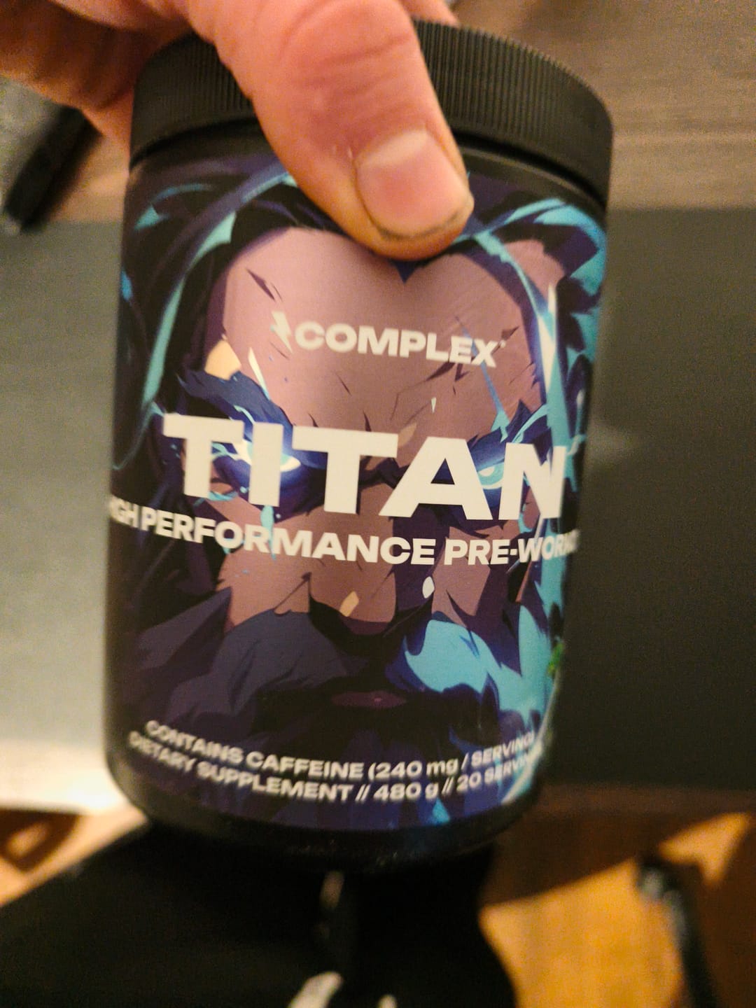 Customer photo review of Titan Pre-workout
