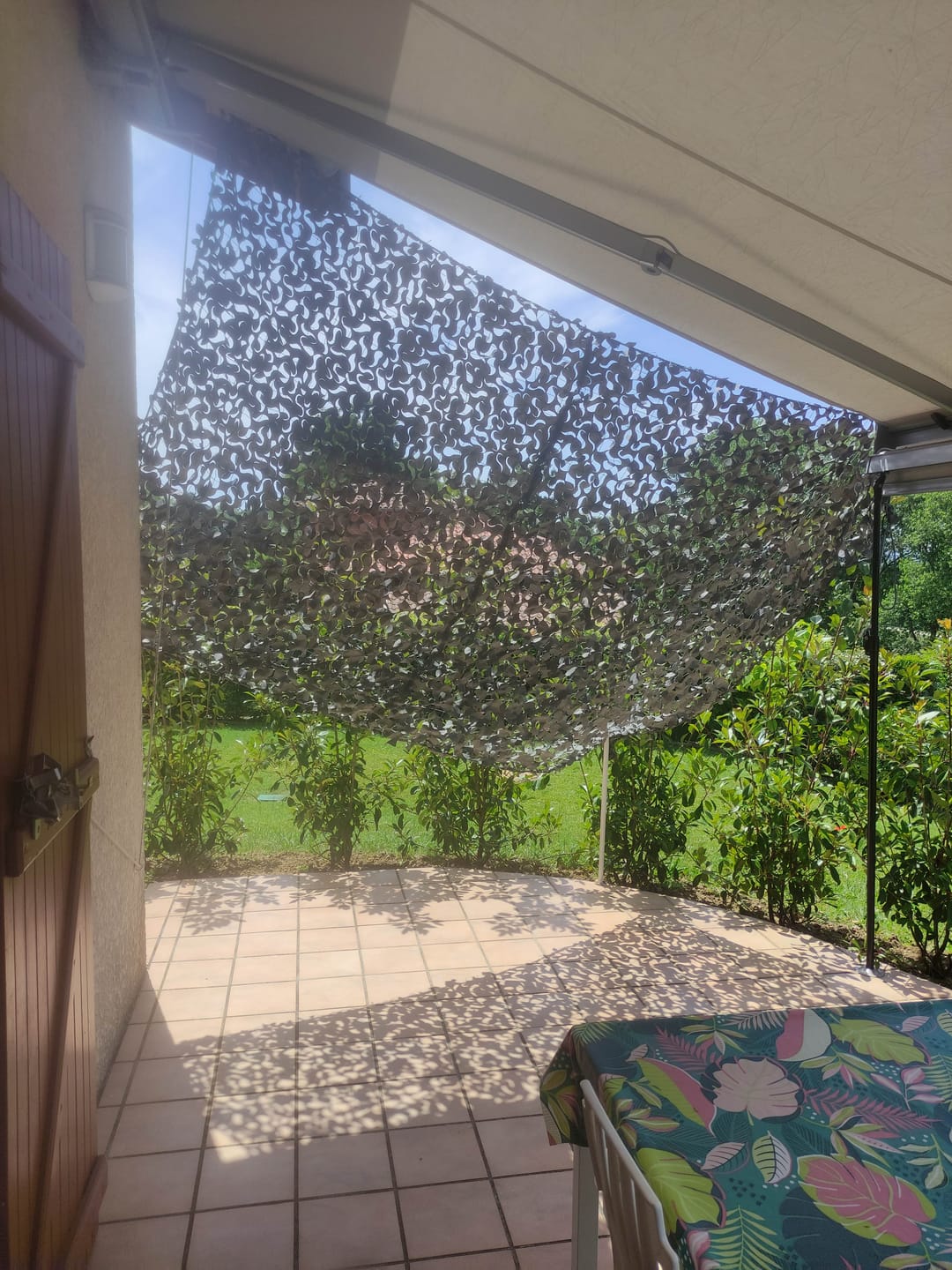 Customer photo review of Filet de camouflage renforcé gris