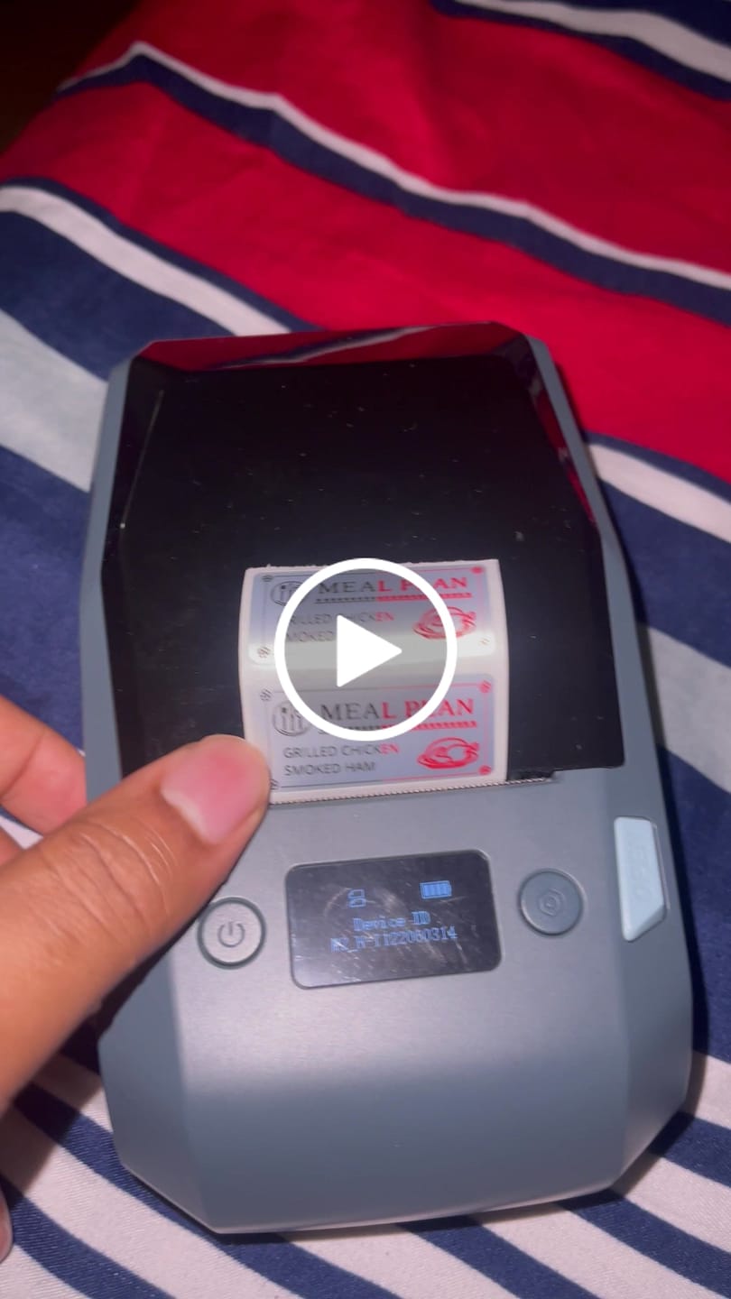 Customer video review of NIIMBOT Compatible M2 Labeling Ribbon, Replacement Refill Tapes