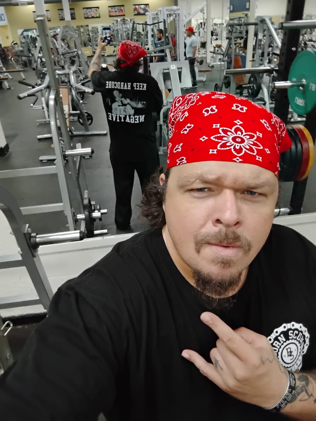 Customer photo review of KEEP HARDCORE NEGATIVE T-SHIRT