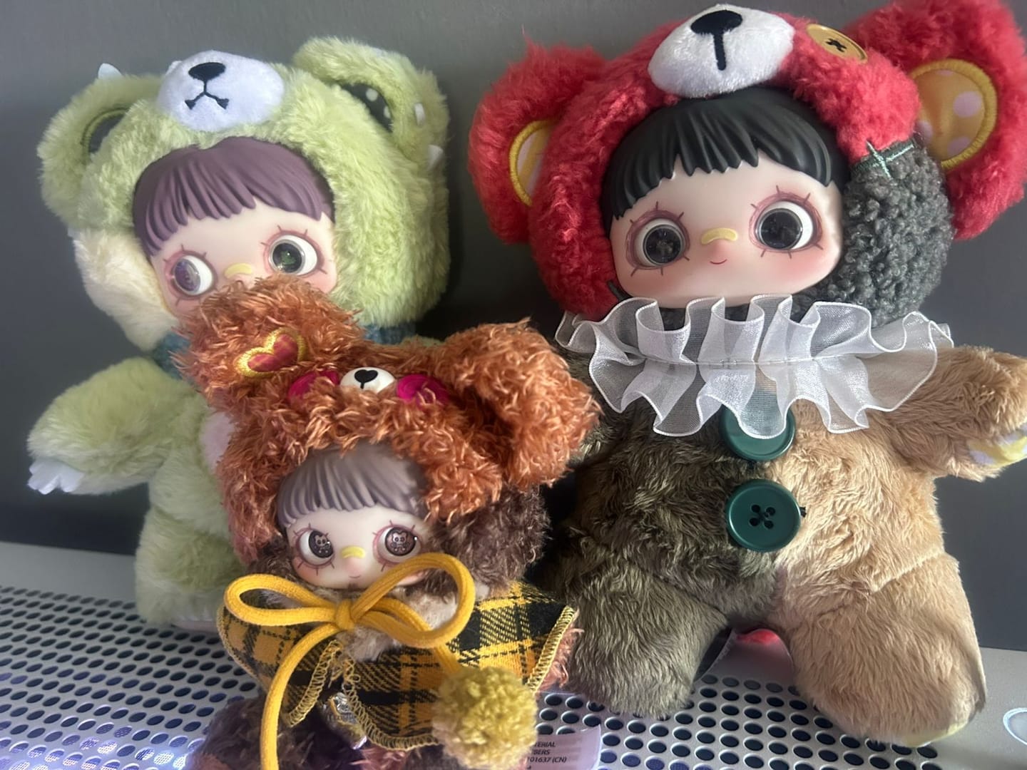 Customer photo review of MayMei Tiny Bear Cookie Series Plush Blind Box